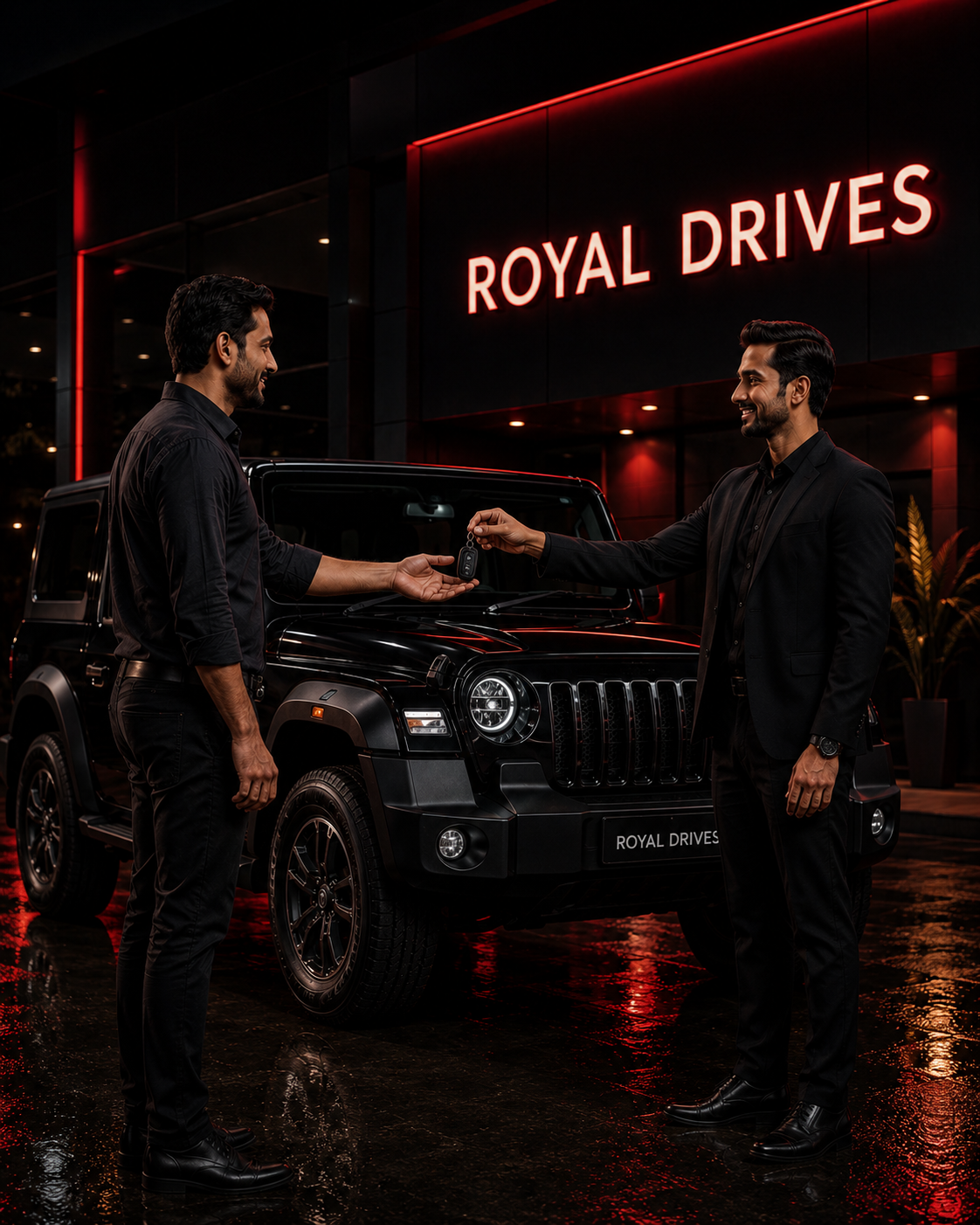 Royal Drives at night